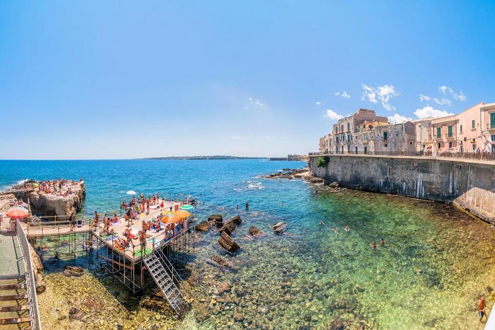 Apartament Terrazza Dei Mori - Seaview Terrace In Ortigia Syrakuzy Zewnętrze zdjęcie